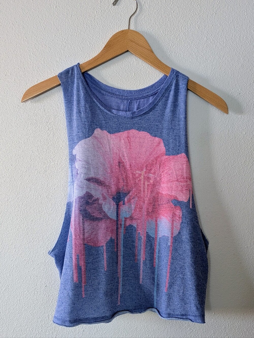 Live Love Dream Flower Tank Top Women's Small